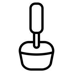 Tools Farming Shovel Line Icon