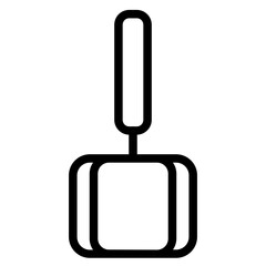 Tools Farming Shovel Line Icon