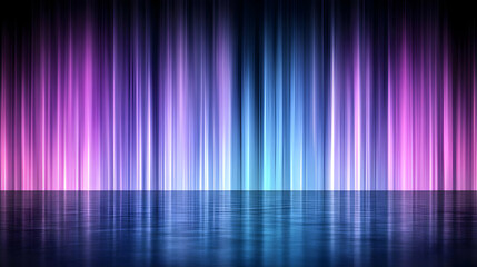 Abstract Purple Blue Neon Light Background