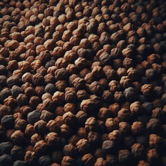 Obraz premium Close-up view of a large quantity of chickpeas.&nbsp; 