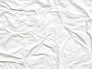Fototapeta premium Wrinkled White Paper Texture Background