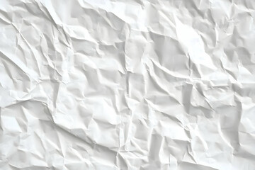 Obraz premium White Crumpled Paper Texture Background