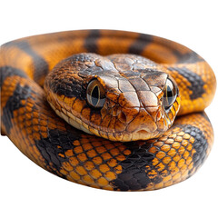 Fototapeta premium Snake isolated on transparent background