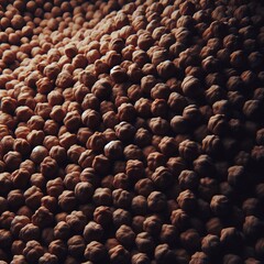 Obraz premium Close-up view of a large quantity of chickpeas.&nbsp; 