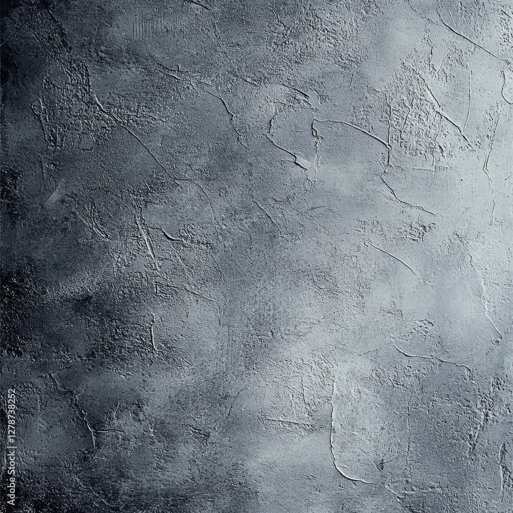 Aufkleber textured gray concrete wall backdrop with darker edges for abstract and industrial background use