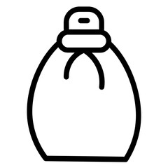 Money Bag Cash Line Icon