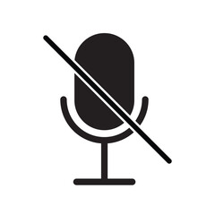 microphone icon design vector template illustration
