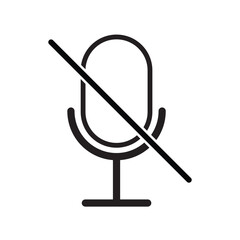 microphone icon design vector template illustration