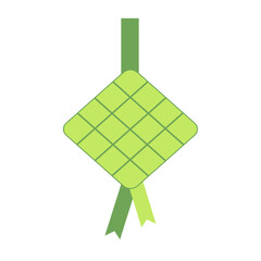 Illustration of a Traditional Ketupat