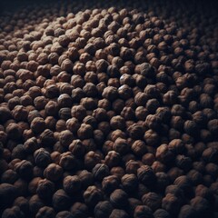Obraz premium Close-up view of a large quantity of chickpeas.&nbsp; 