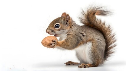 Obraz premium squirrel with nut