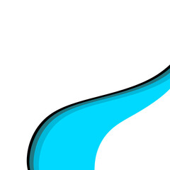 abstract blue stripes