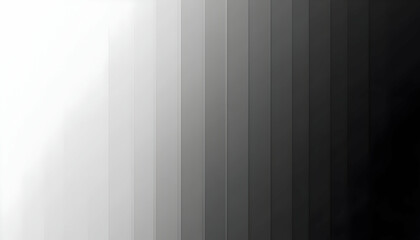 Grayscale Gradient Vertical Bars Design Transitioning From White to Black