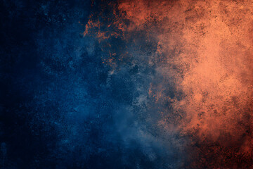 Obraz premium Abstract Texture Background with Contrasting Dark Blue and Warm Orange