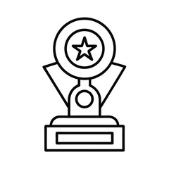 Award Trophy Achievement Recognition Success Prize Winner Victory Champion Star Medal