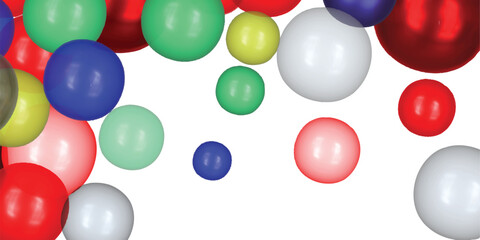 easter eggs on white