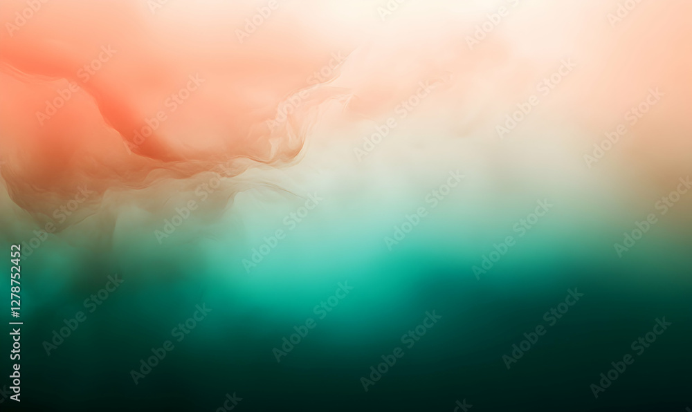 Aufkleber abstract cloudscape with gradient colors and smooth blending of tones