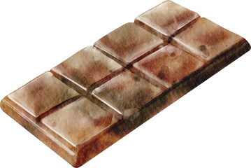 watercolor chocolate