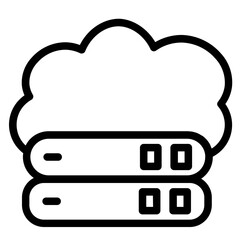 Servers Website Network Line Icon