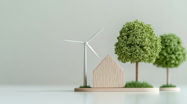 green energy investments USA, sustainable finance trends, wind turbines, solar panels, and stock market data on white background isoleted