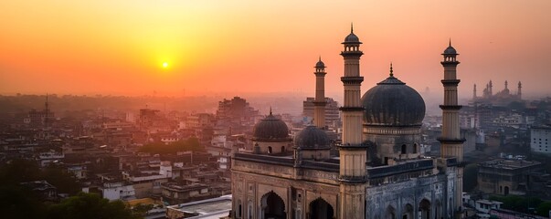 Hyderabad’s historic and modern cityscape, with ancient landmarks blending into the modern architecture of IT hubs and busy commercial streets