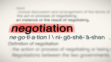 A close-up illustration of the word 