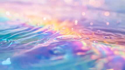 虹色に光る美しい背景