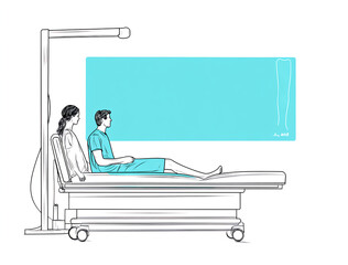 Couple Waiting for Medical Procedure