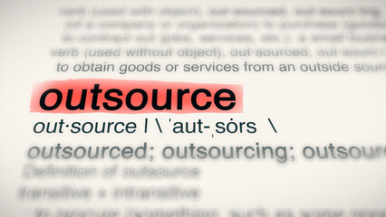 A close-up illustration of the word 