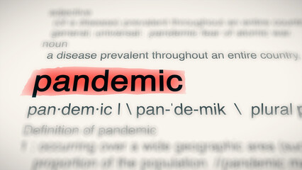 A close-up illustration of the word 