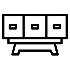 Furniture Living Room Line Icon