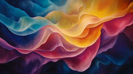 Obraz premium Abstract Colorful Waves