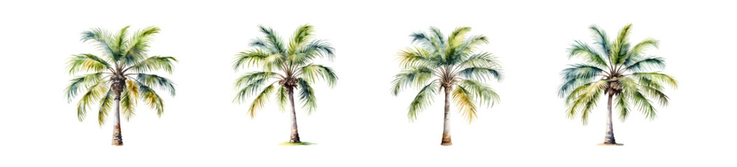 Obraz premium Stylized Palm Tree Illustration