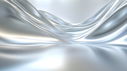 Fototapeta premium Minimalist Elegant Corporate Background with Smooth Metallic Textures and Soft Ambient Light