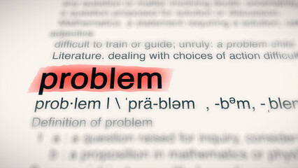 A close-up illustration of the word 