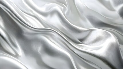 Obraz premium Elegant Metallic Corporate Background with Smooth Silver and White Gradient Textures