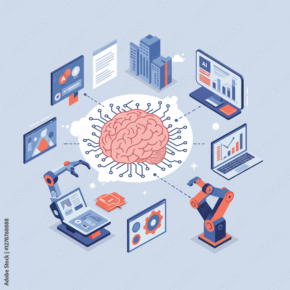 Poster cloud computing concept with cloud computing