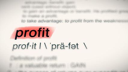 A close-up illustration of the word 