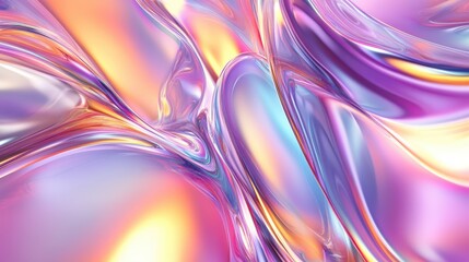 A captivating abstract 3D render featuring a blue geometric background.