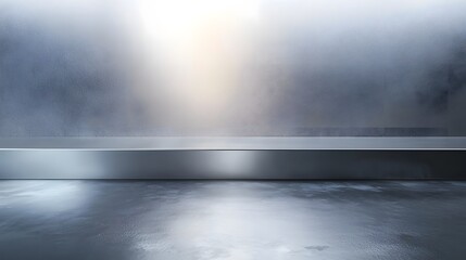 Elegant Minimalist Corporate Background with Refined Metallic Textures and Ambient Lighting