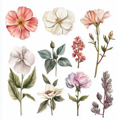 上質な雰囲気のフラワー素材