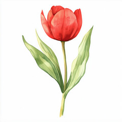 赤いチューリップ