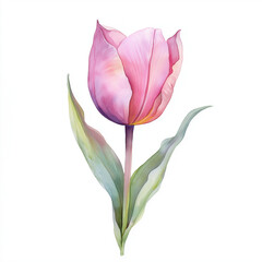 ピンクグラデーションチューリップ