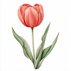 リアルな質感のチューリップ