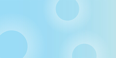 Modern abstract background, blue white gradations, circle effect,shape memphis, trendy  background modern