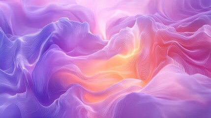 Obraz premium A mesmerizing abstract animation featuring a 3D rendered background with a color dispersion effect.