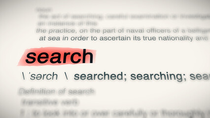 A close-up illustration of the word 