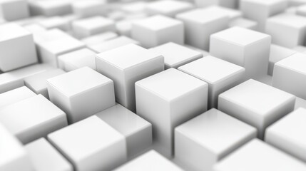 A minimalist abstract background design featuring a geometric composition of cubes.