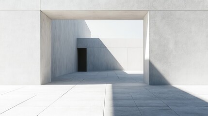 Obraz premium A minimalist abstract background design featuring a geometric composition of cubes.