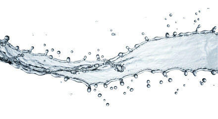 Dynamic Water Splash Blue Liquid Flowing Texture
